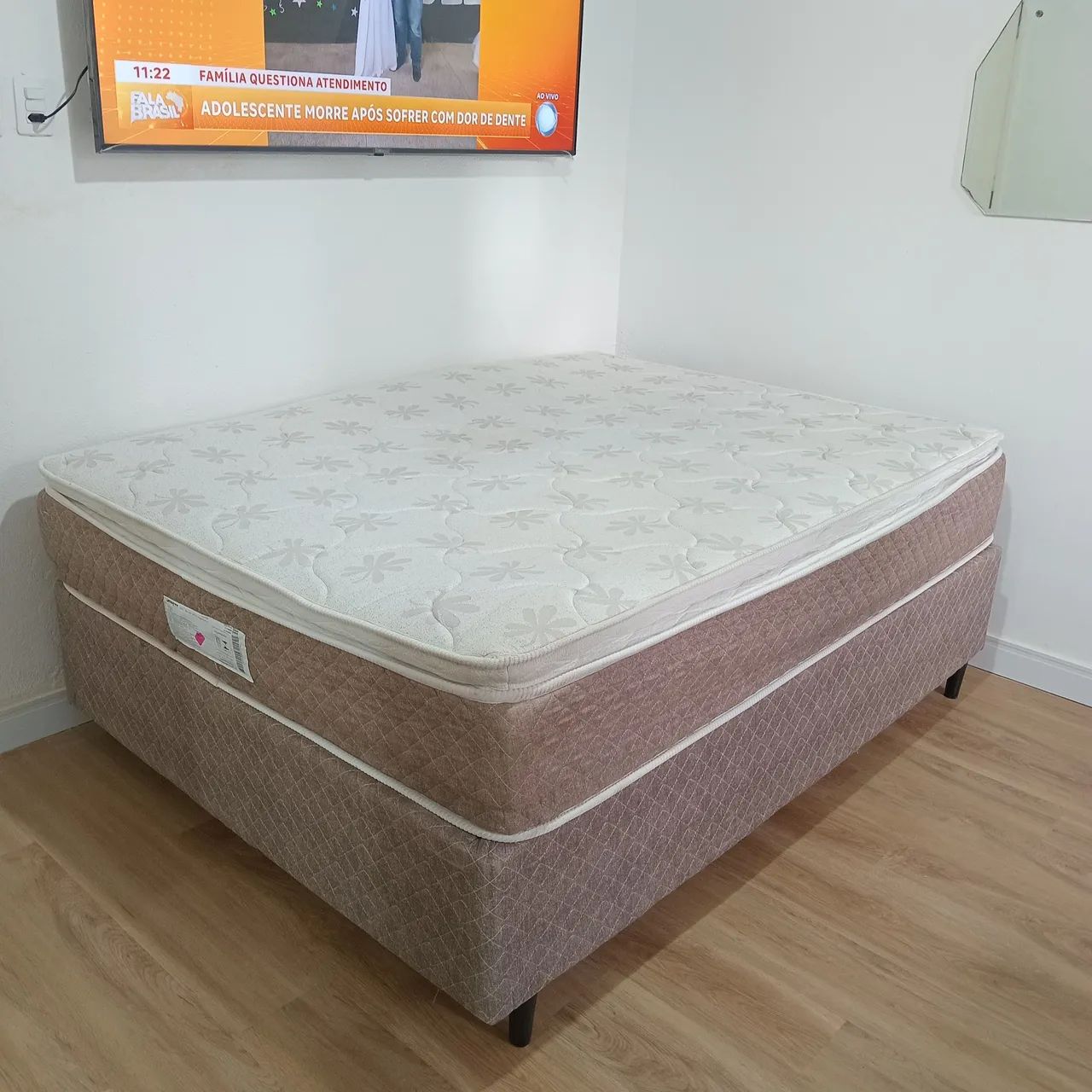 Cama COMPLETA confortável e conservada - Foto 4