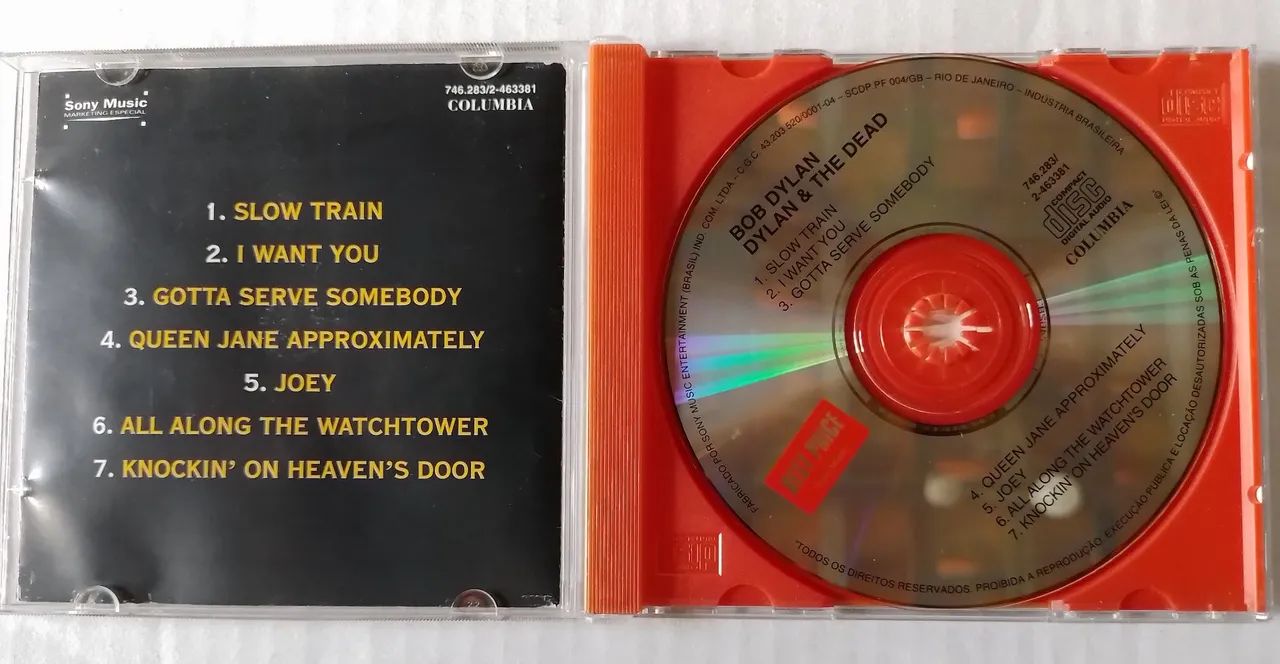 Cd Bob Dylan Com A Banda Grateful Dead Live 1987 - Foto 3