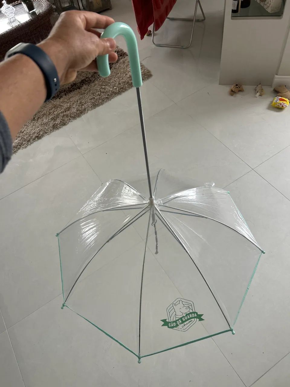 Guarda chuva para cachorro
