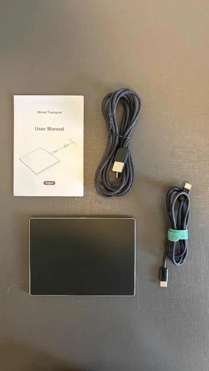 Jomaa trackpad com fio muti-touch, touchpad com touchpad usb de alta precisão para windows