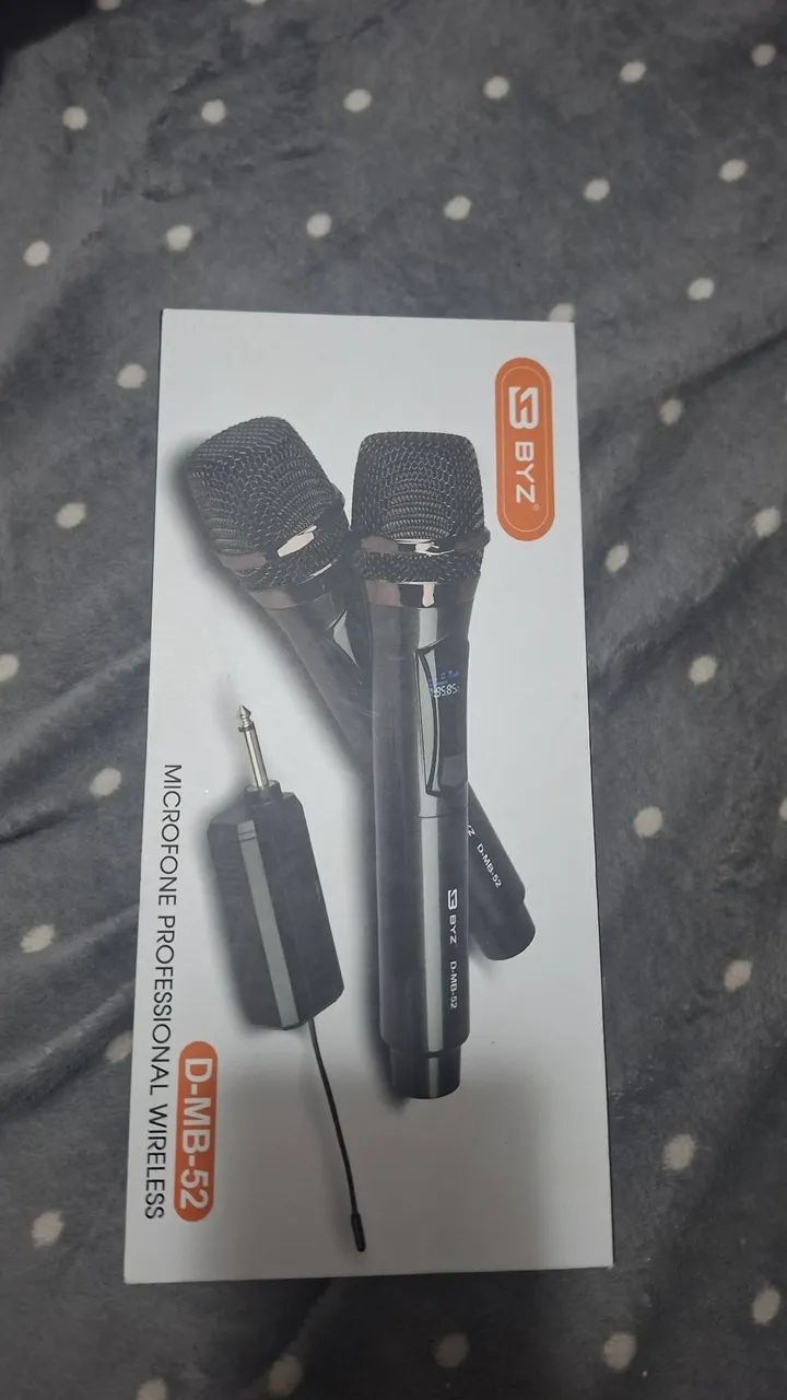 Microfone sem fio da BYZ original 