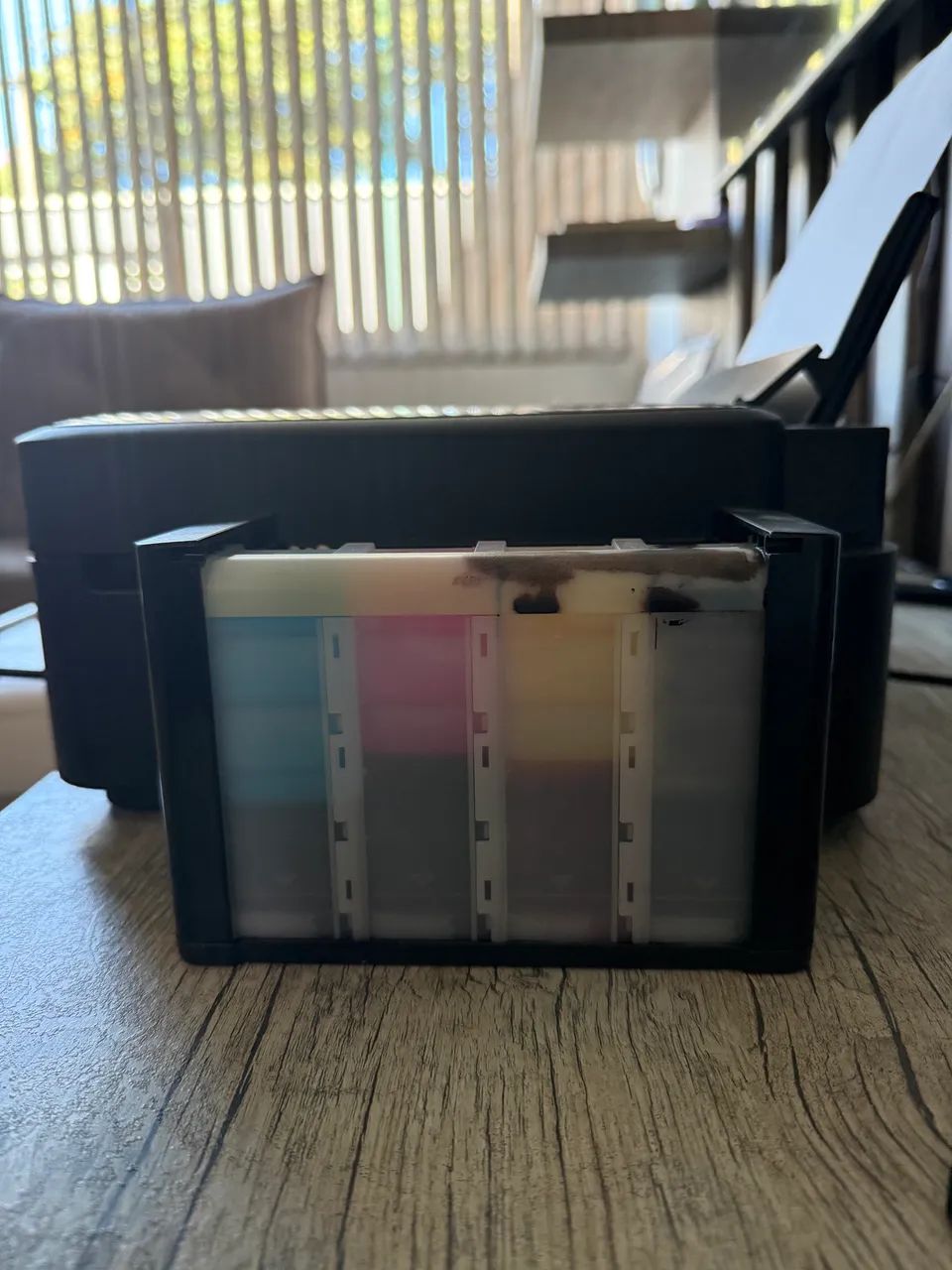 Impressora Multifuncional Cor Epson Ecotank L380 (Usado) - Foto 3