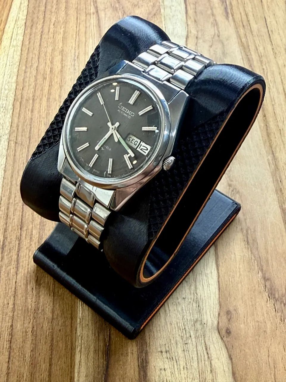 Relógio Seiko Automatic Black dial 6309-8020 - 1977 - Foto 3