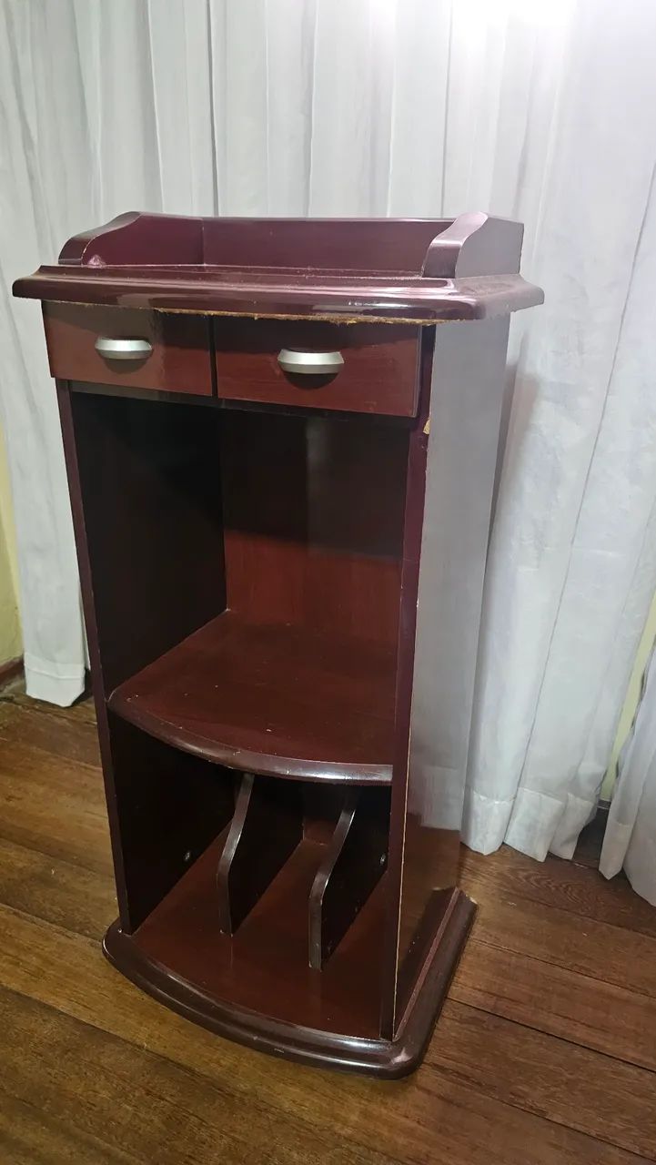 Mesa de Telefone em MDF com 2 Gavetas | Excelente Estado - Foto 3