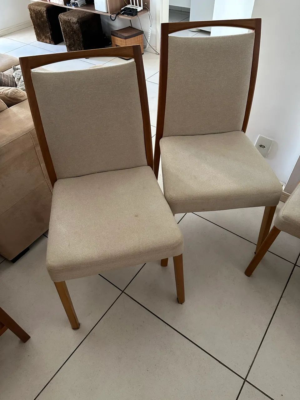 Cadeiras estofadas (conjunto) - Foto 2