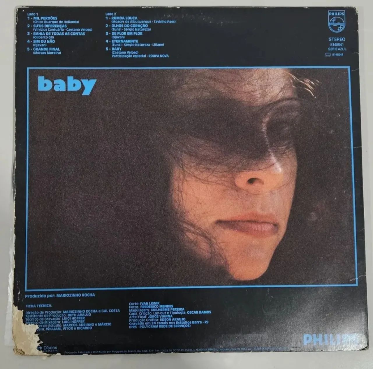 Lp Vinil Gal Costa Baby 1983 - Foto 2