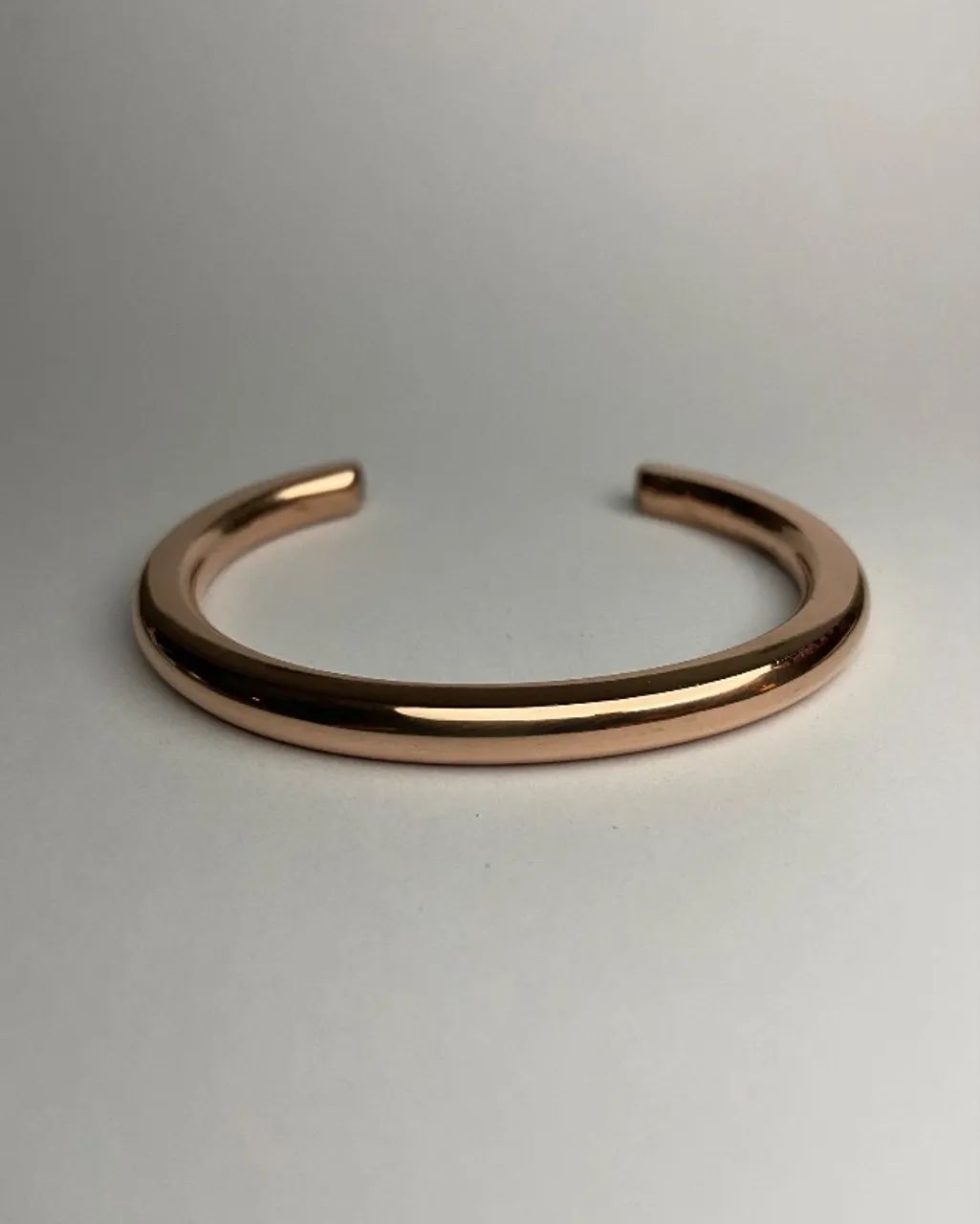 Pulseira de cobre puro maciço Lateral Reta - Foto 3