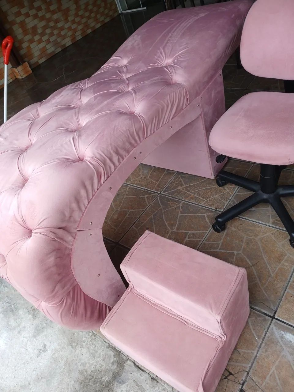 Maca para massagem com cadeira e  escada  - Foto 4