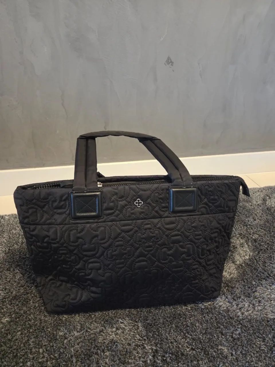 Bolsa Shopper Capodarte Preta em Nylon - Original - Foto 2