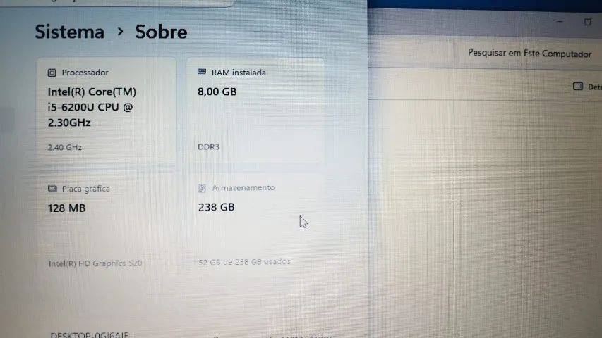 Notebook Hp ProBook i5 8Gb DDr3 SSD 256GB - Foto 5