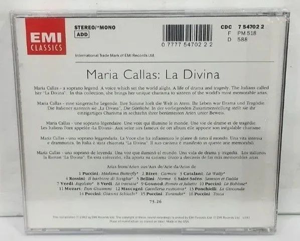 Cd Maria Callas, La Divina. - Foto 2