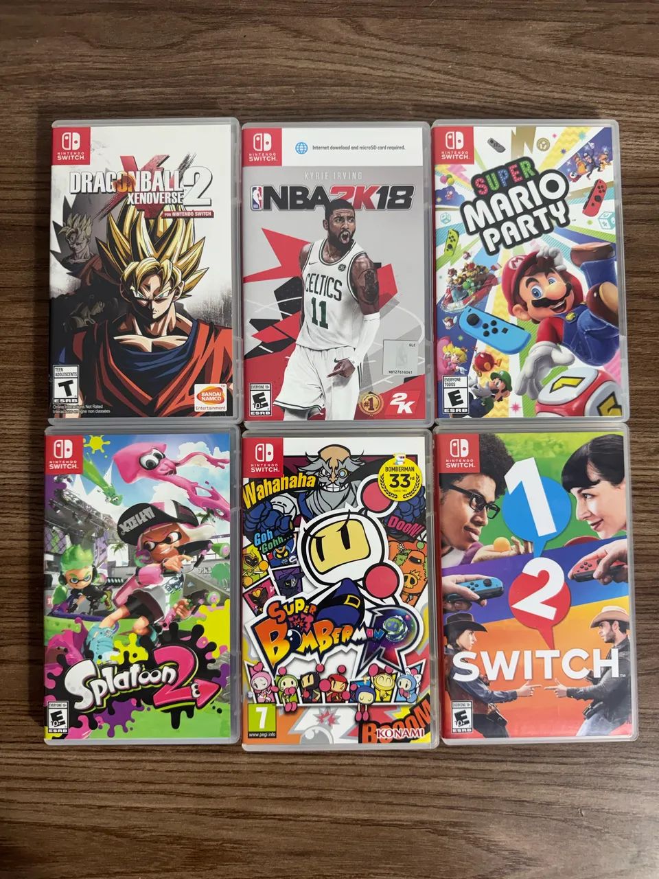 Lote de jogos Switch 