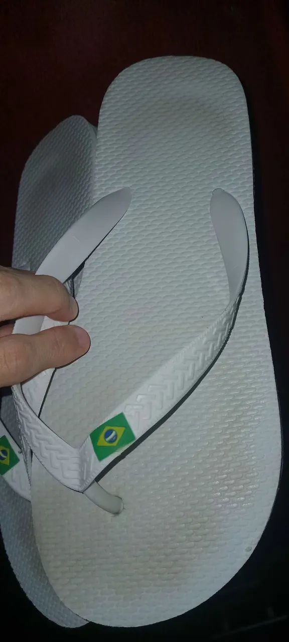 Chinelo número 40 branco