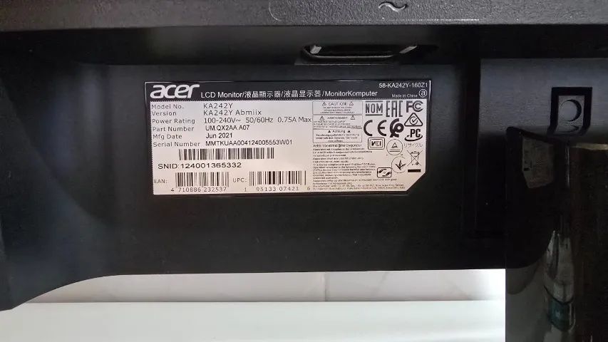 Monitor Game Acer para retirada de peça - Foto 2