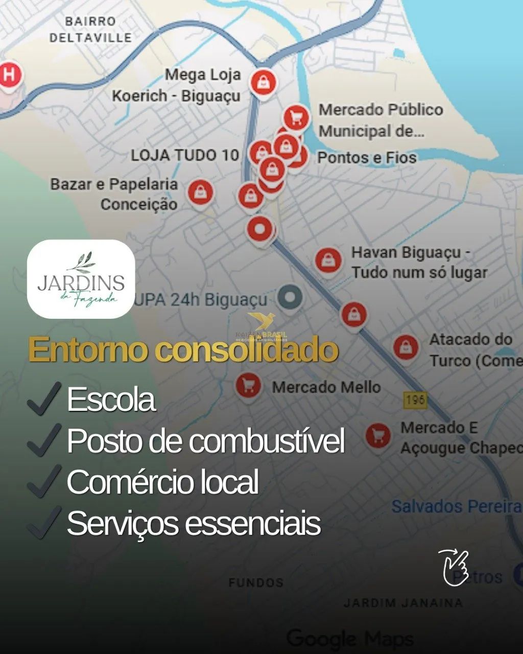 Terreno Empresarial 610 m² em Biguaçu - SC | Próximo BR-101 - Foto 4
