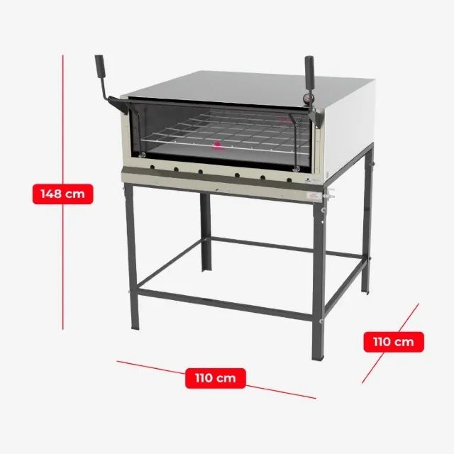 FORNO À GÁS COM PEDRA REFRATÁRIA - 210 LITROS - Foto 2