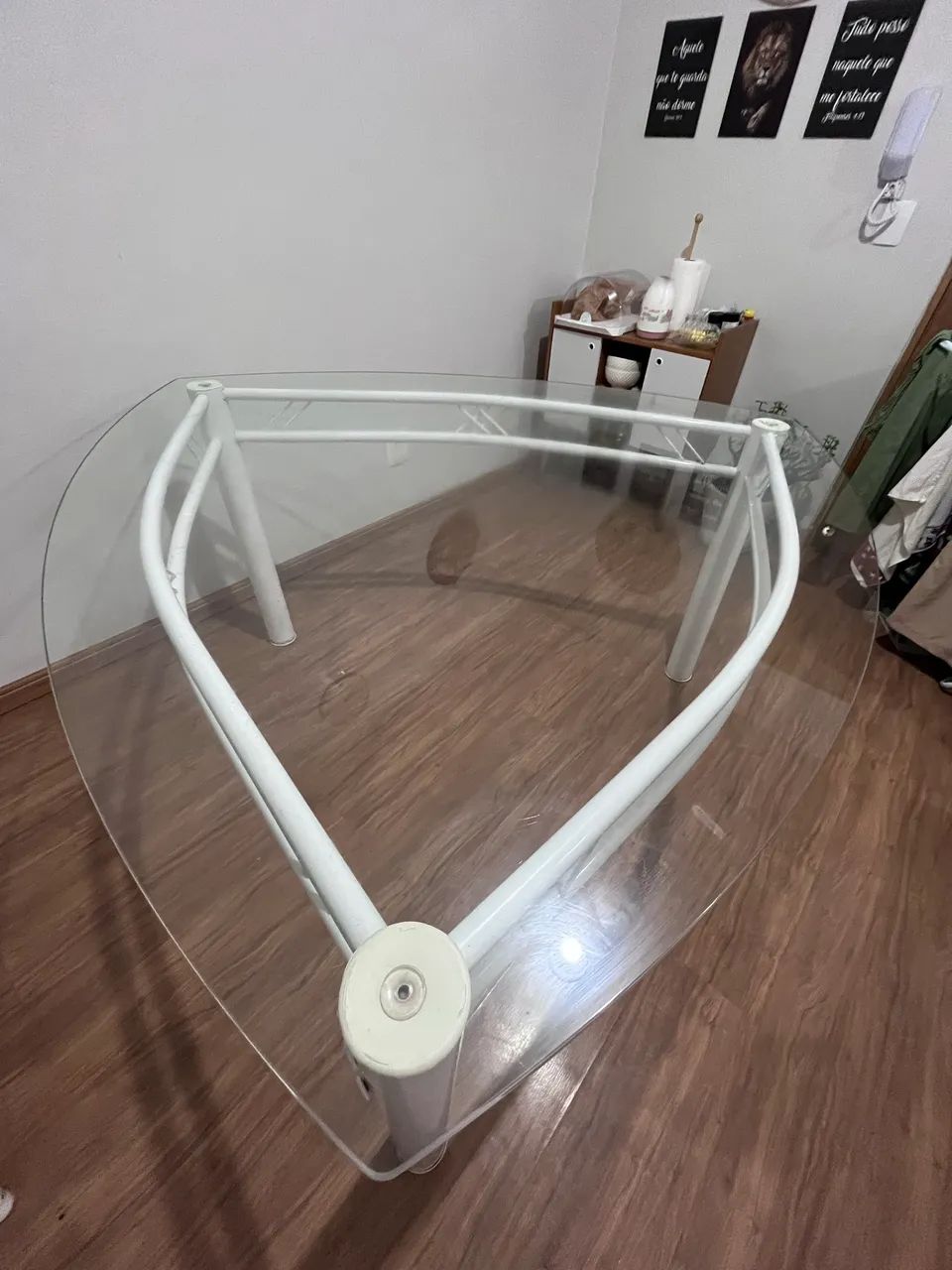 Mesa com tampo de vidro  - Foto 3