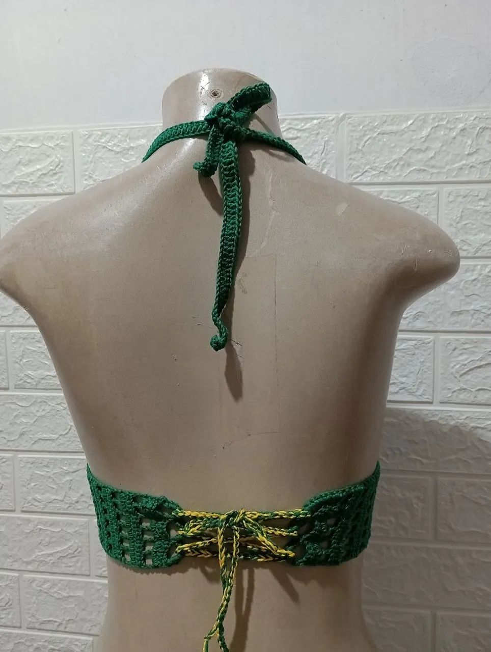 Top de crochê Brasil  - Foto 3
