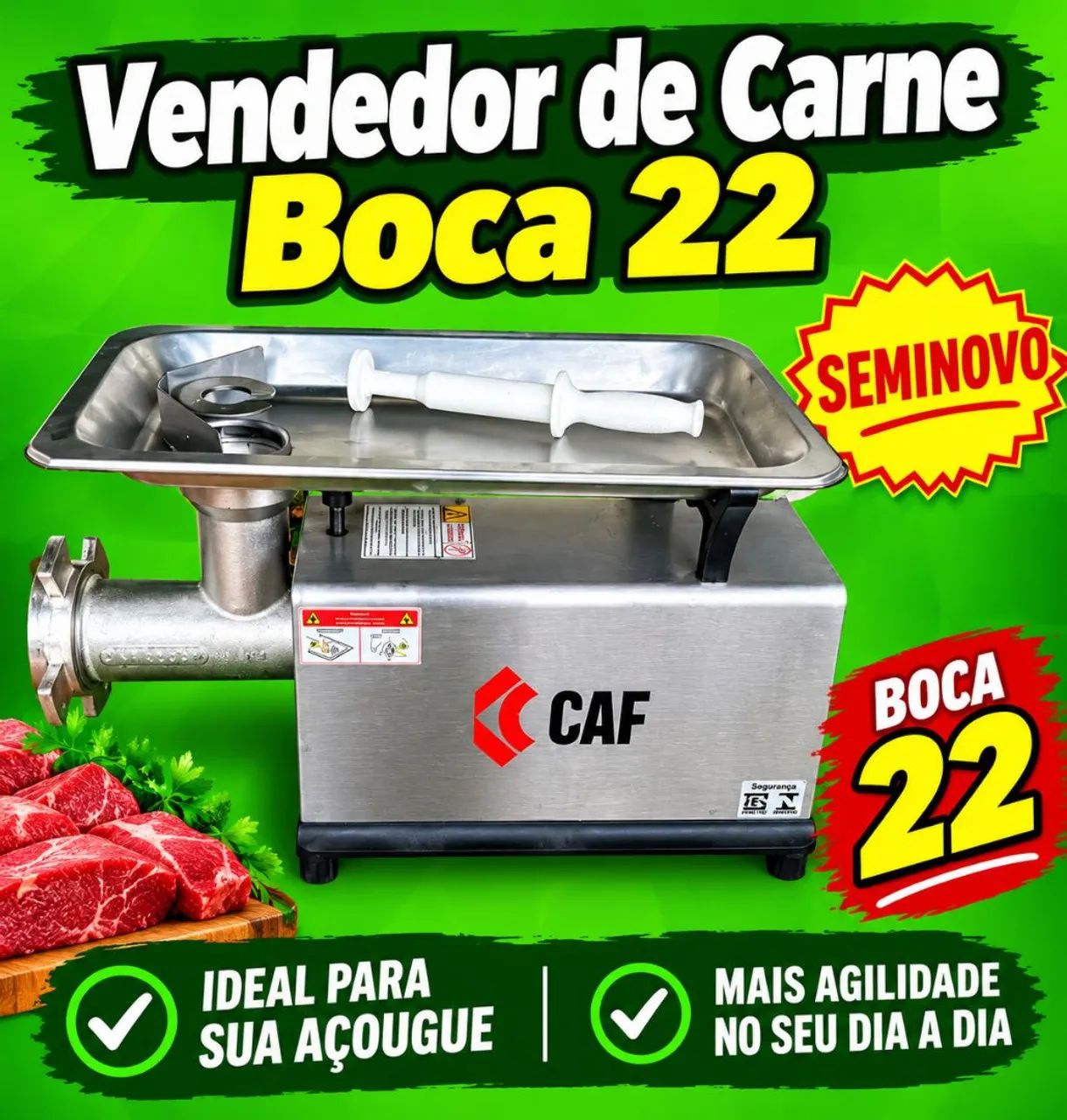 Moedor de carne caf 22