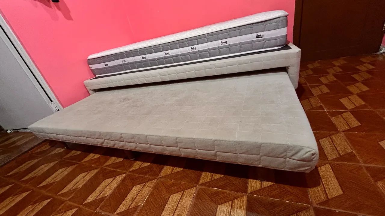 CAMA BOX BICAMA SOLTEIRO MARCA ANJOS  - Foto 3