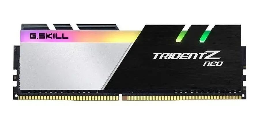 メモリー Trident Z Neo DDR4 3200 32GB (2x16GB) Memória Ram Trident Z Neo 64gb 2 G.skill F4-3200c16d-64gtzn
