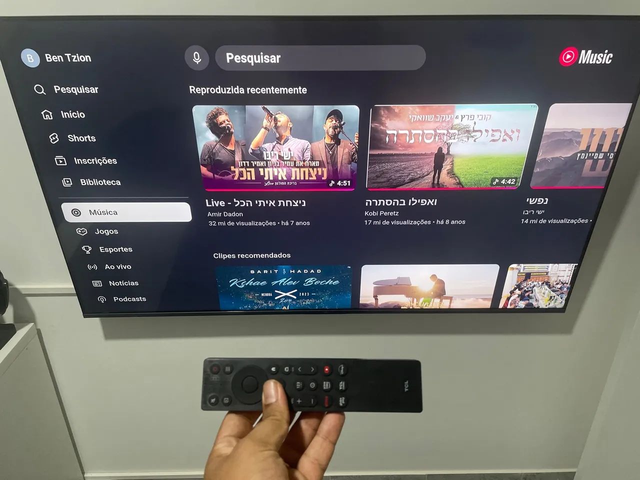 Tv TCL 4k 120 hz vrr completa 55 polegadas
