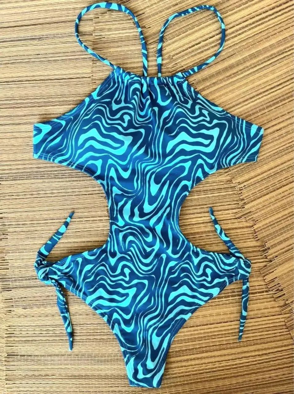 Maiô engana mamãe estampado