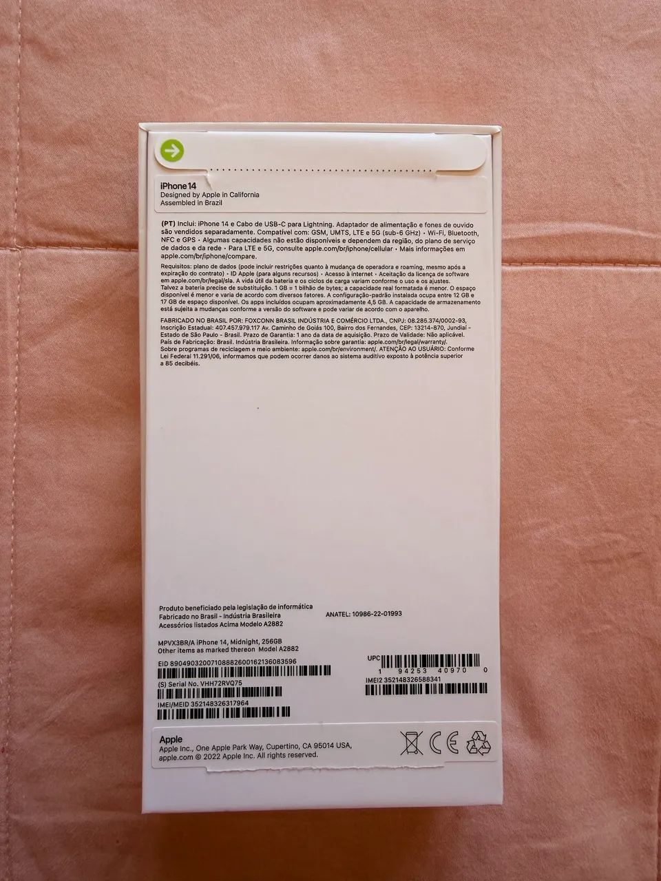 Vendo Iphone 14 256gb bateria em ótimo estado - Foto 4