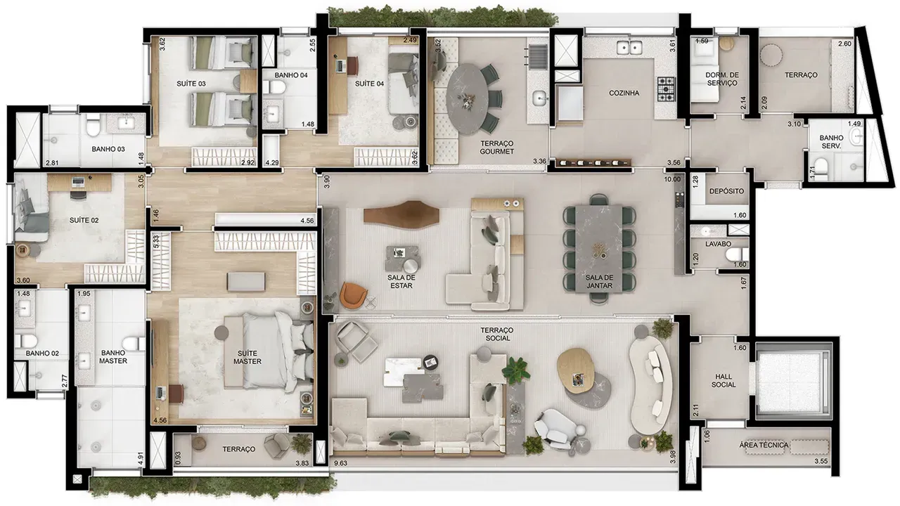 PLANTA 262m²
