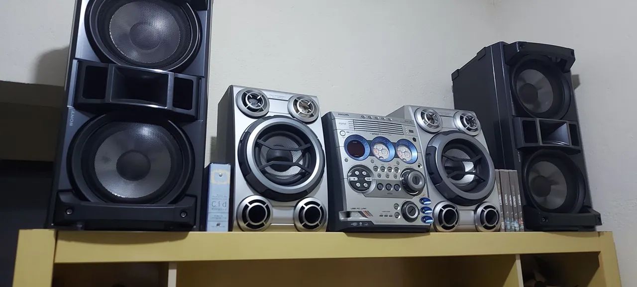 Micro System Philips FW-M922 500w super conservado e funcionando perfeitamente  - Foto 2