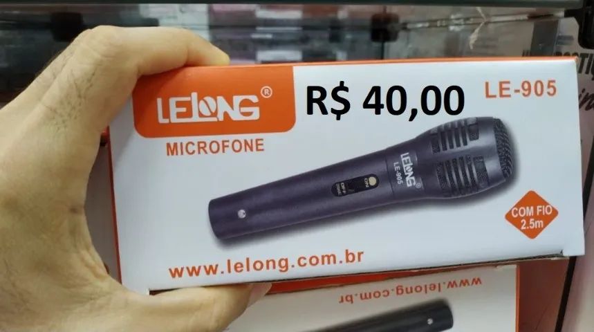 Microfone de Fio Lelong LE-905 - Foto 2