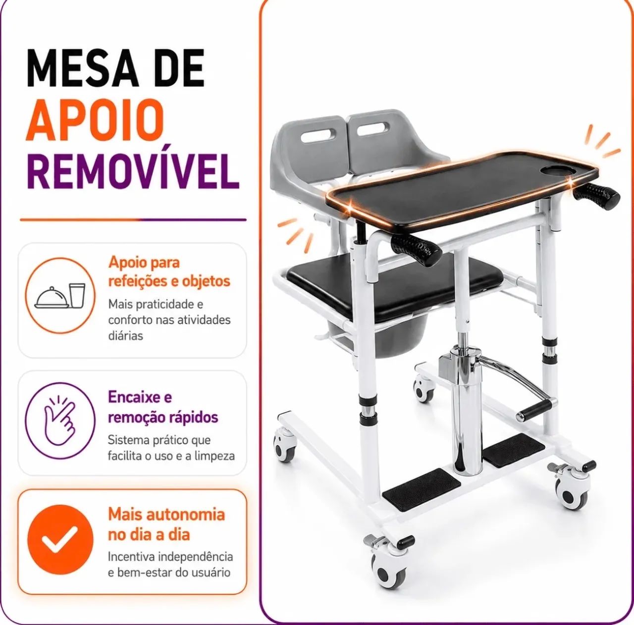 Cadeira de transferência Hidrolight - Foto 2