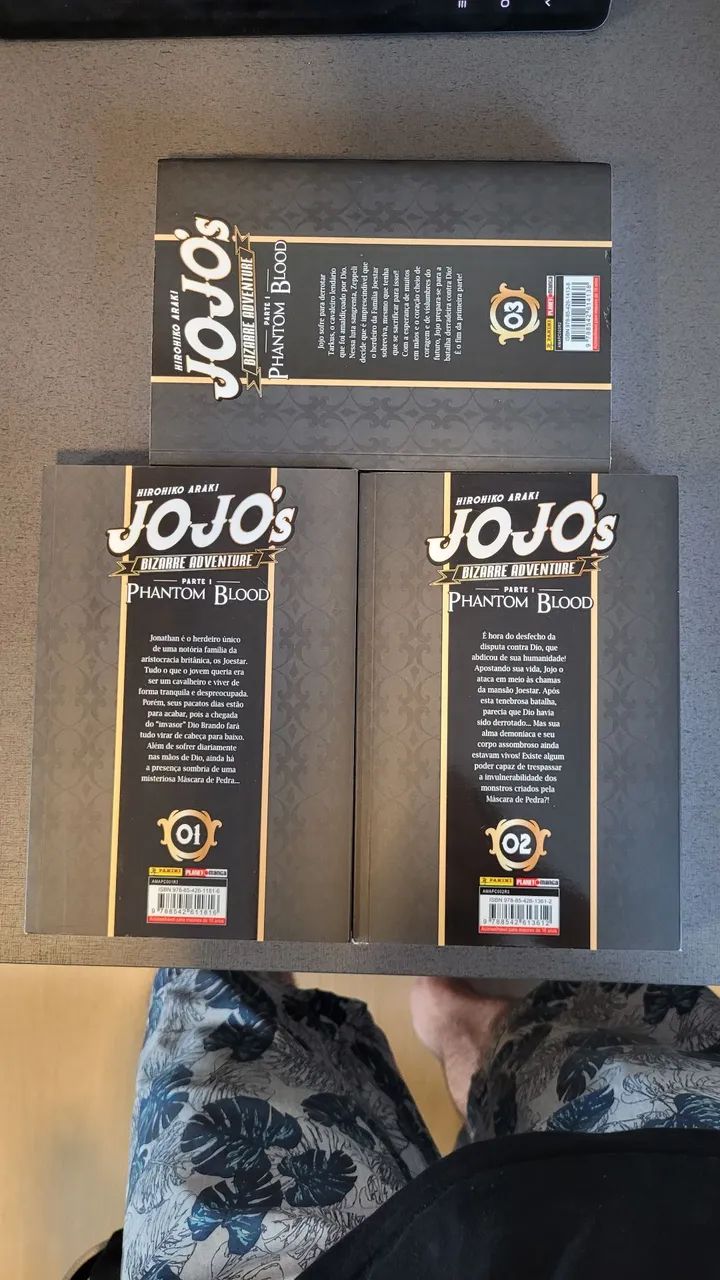 Mangá Jojo parte 1 volumes 1,2 e 3 - Foto 2