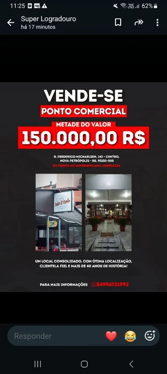 Comércio, lancheira completa