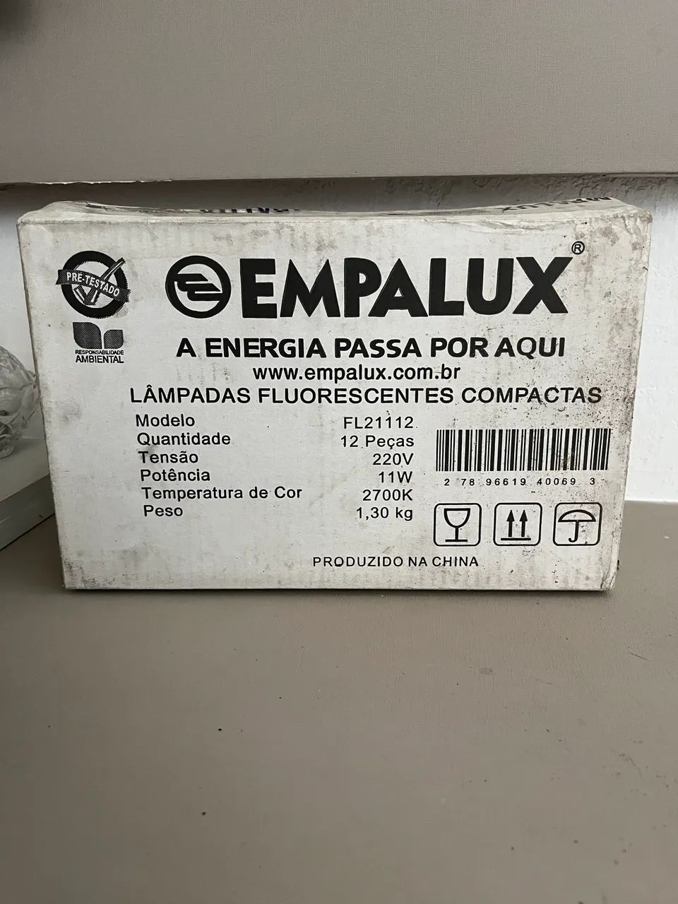 Lâmpada fluorescente 