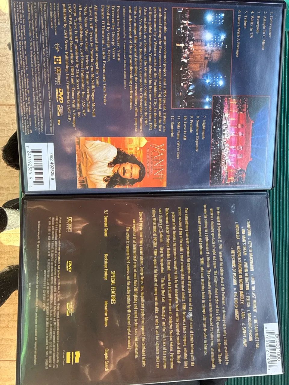 Coleção Yanni Original - Tribute + Live at the Acropolis - CDs