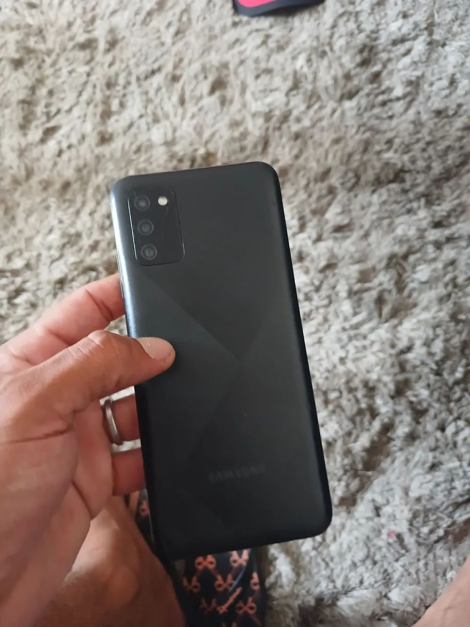 Samsung a02s , trincado mas funciona perfeitamente 