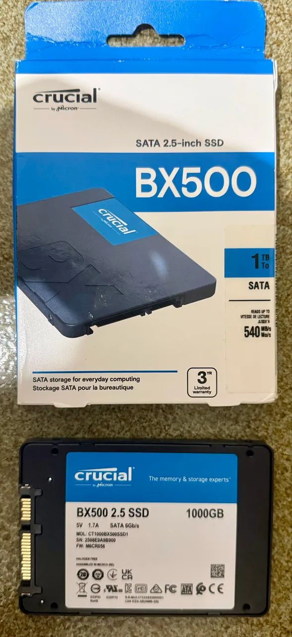 SSD 1TB Crucial  - Foto 2