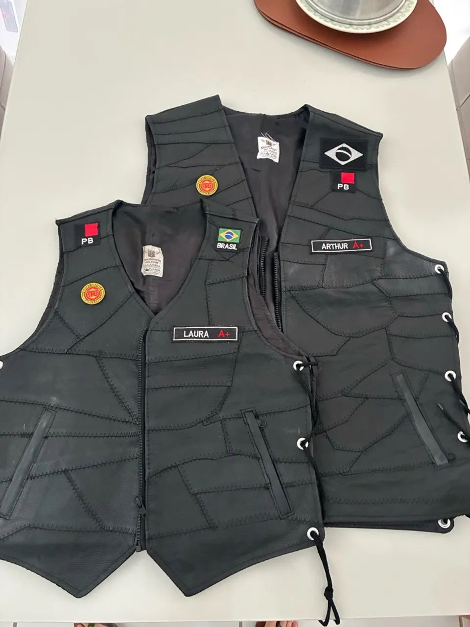 Jaqueta couro casal tam(M&P)