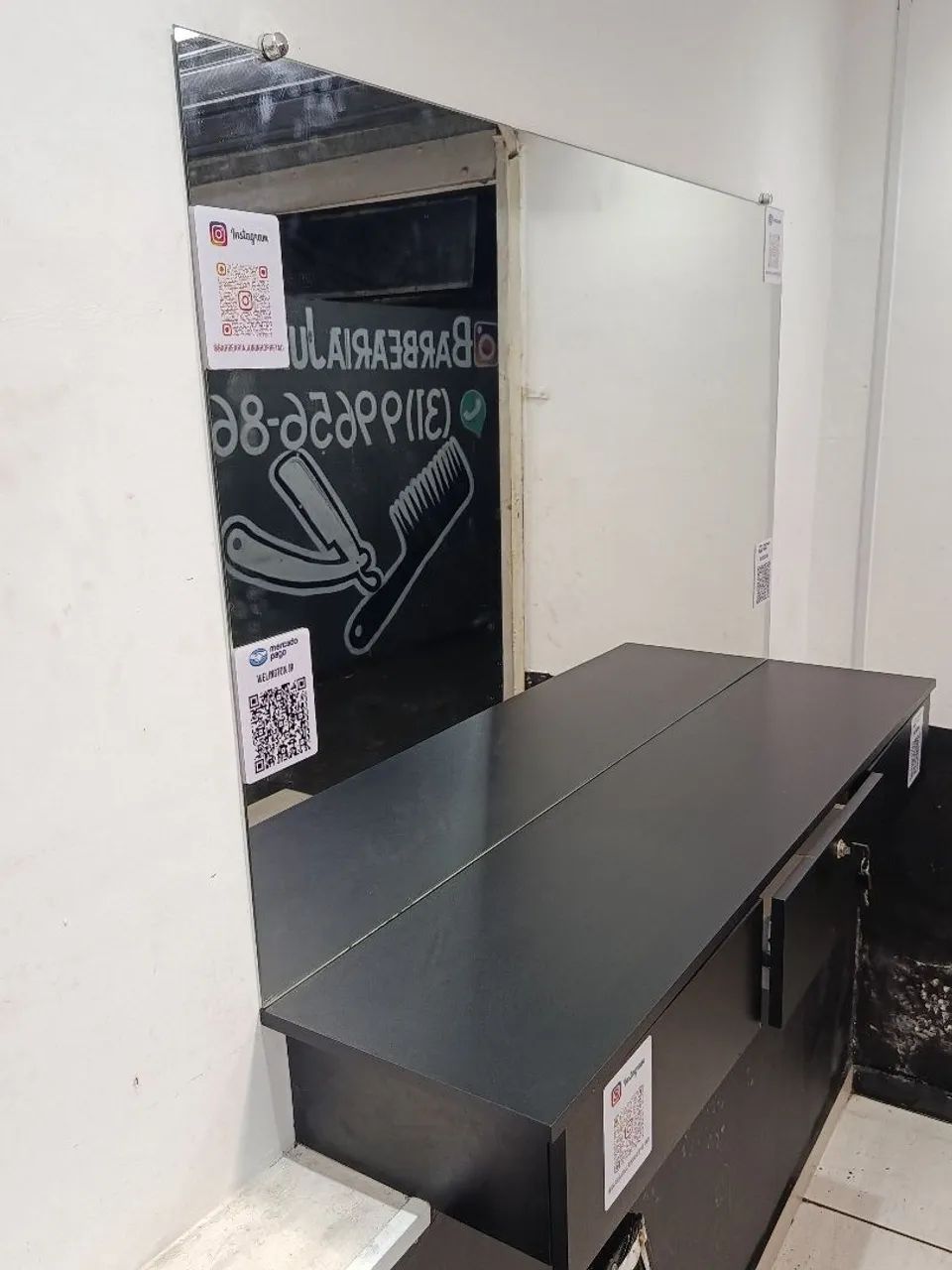 BANCADA DE SALÃO COM ESPELHO  - Foto 4