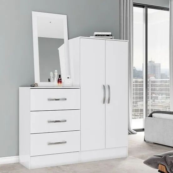 Cômoda/Multiuso B700 com Espelho - Entrega/Montagem Grátis para Fortaleza