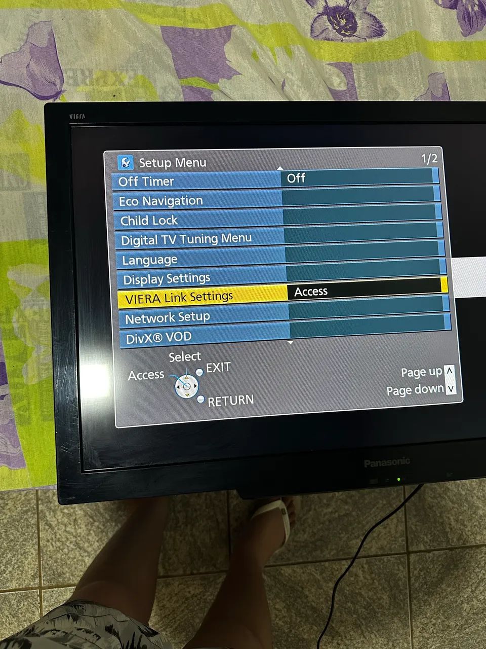 Tv Panasonic viera de 32 polegadas modelo tc-l32c5b - Foto 3