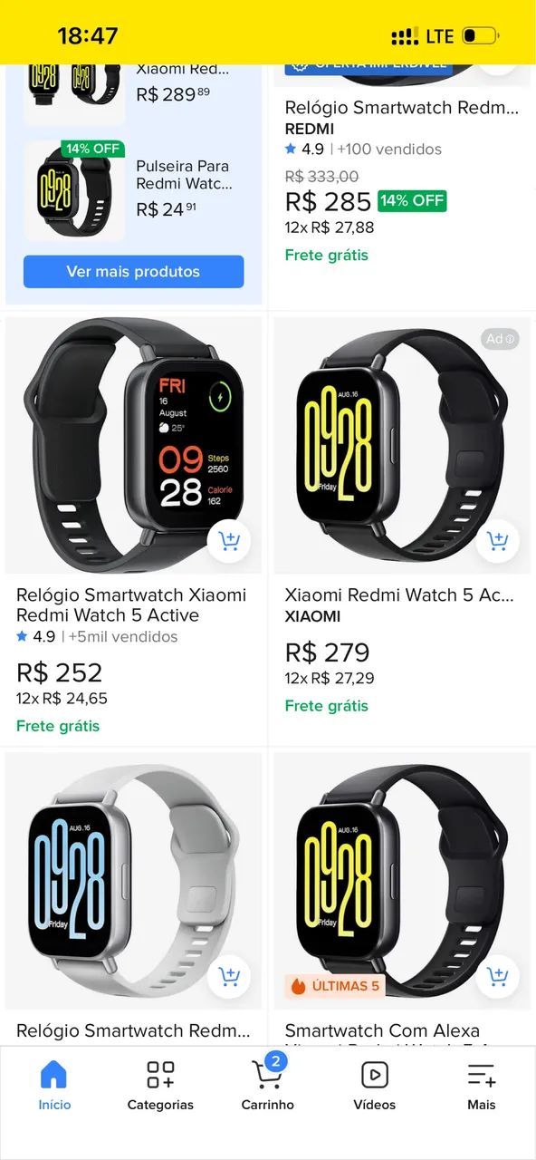 Smartwatch redmi watch active 5 - Foto 3