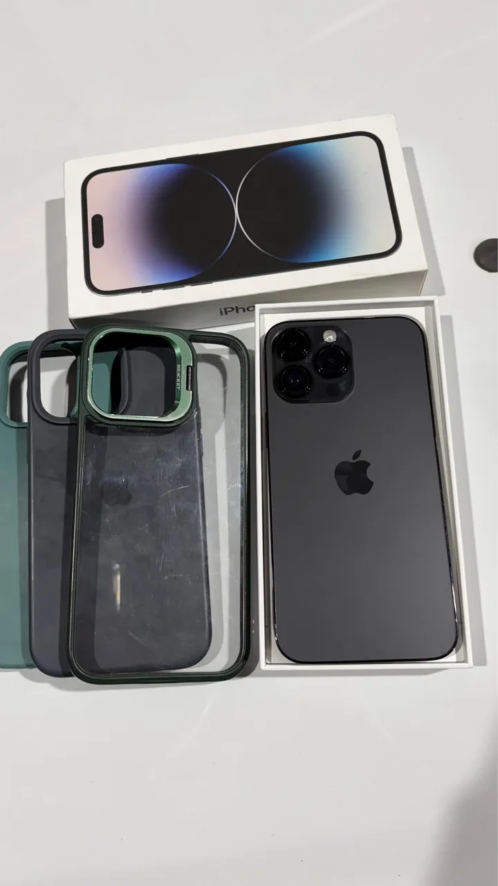 iPhone 14 Pro Max Silver 512GB, Seminovo impecável 83%, com