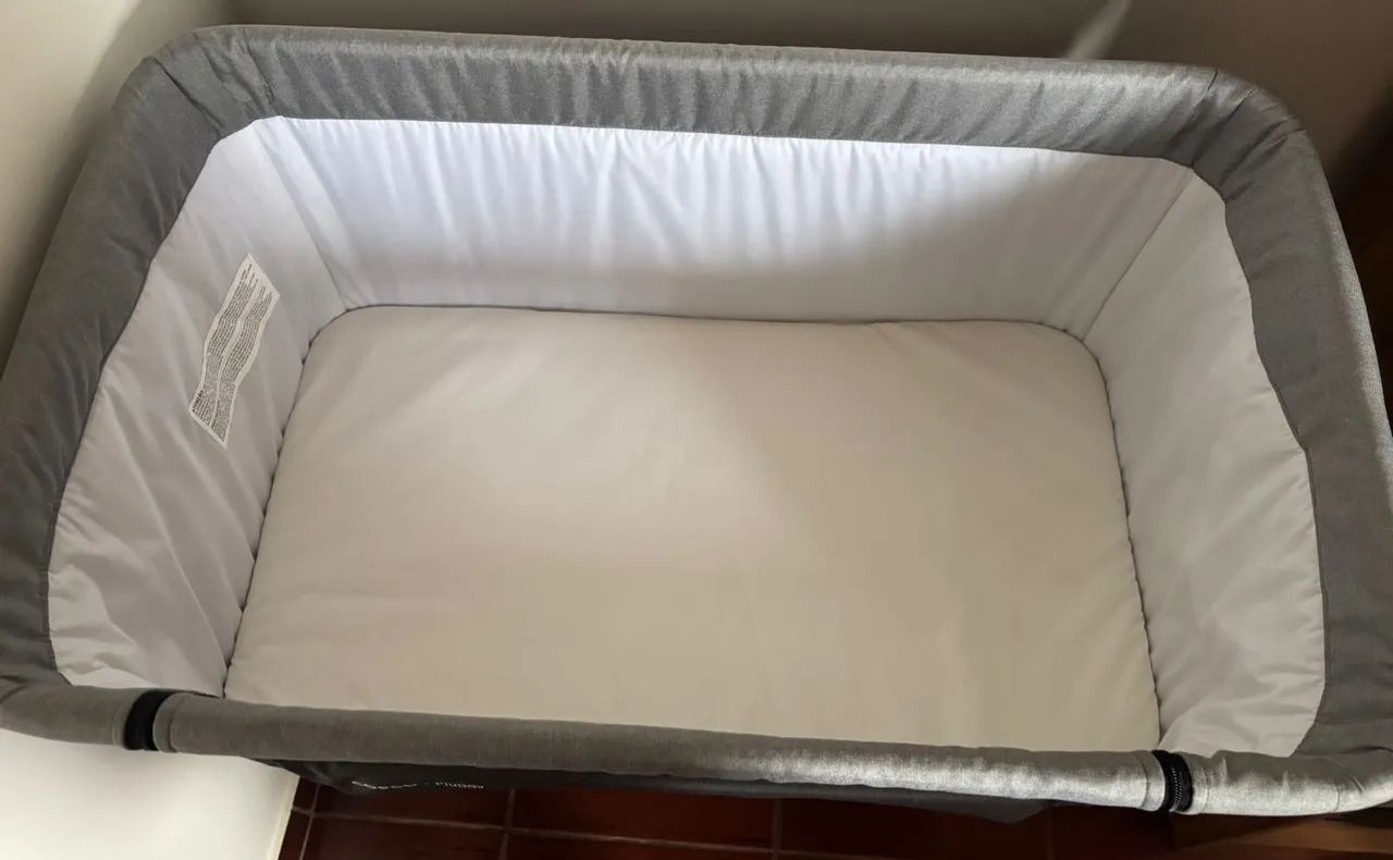 Berço Cosco Co-bed Pluggy - Cinza Escuro - Foto 2