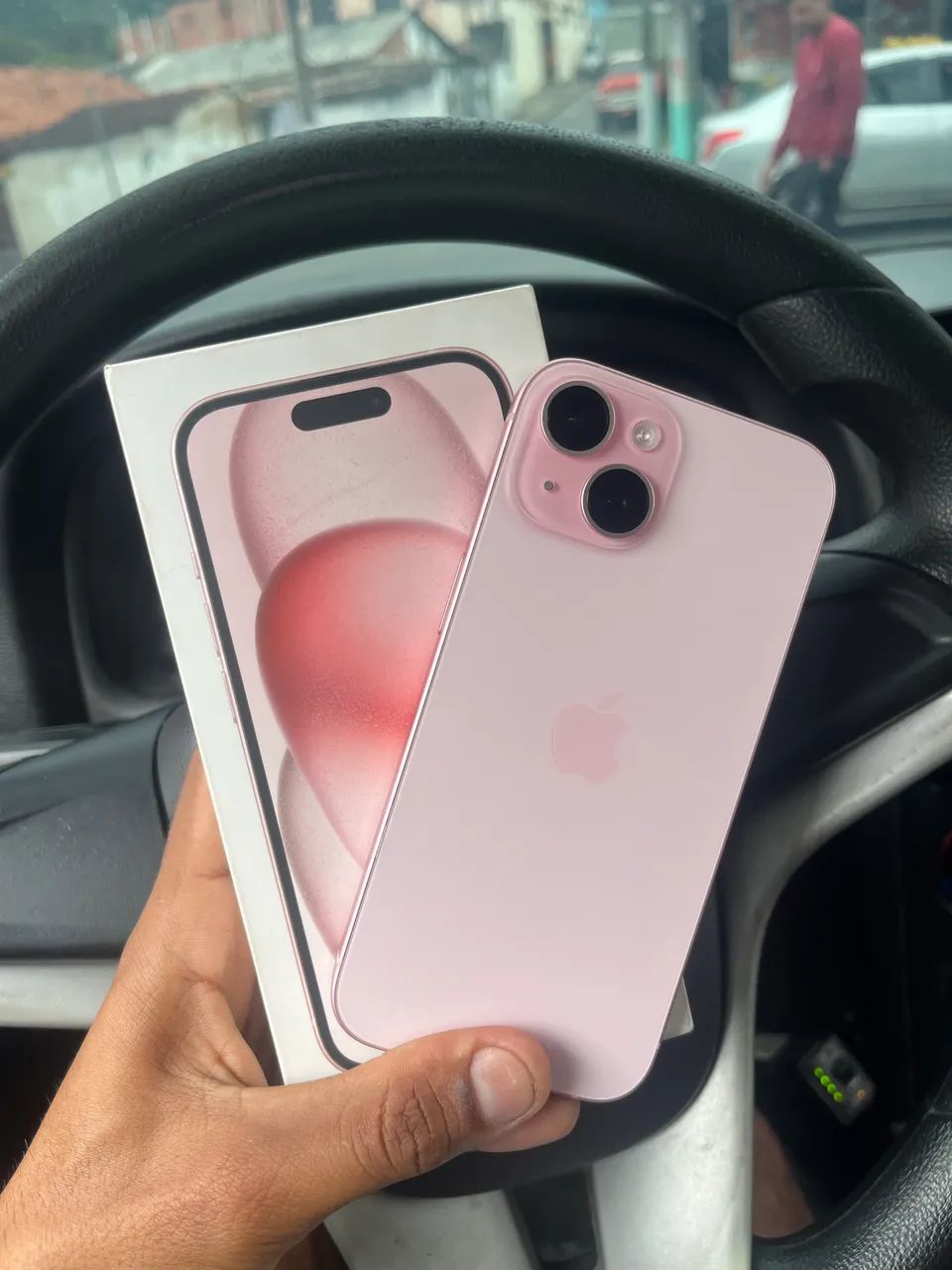 iPhone 15 rosa na garantia. - Foto 4