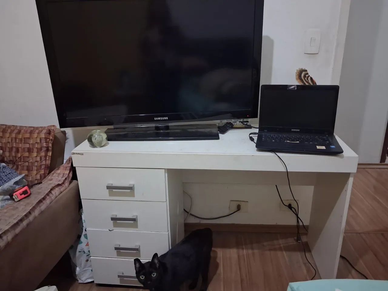 Mesa para computador de madeira  - Foto 2