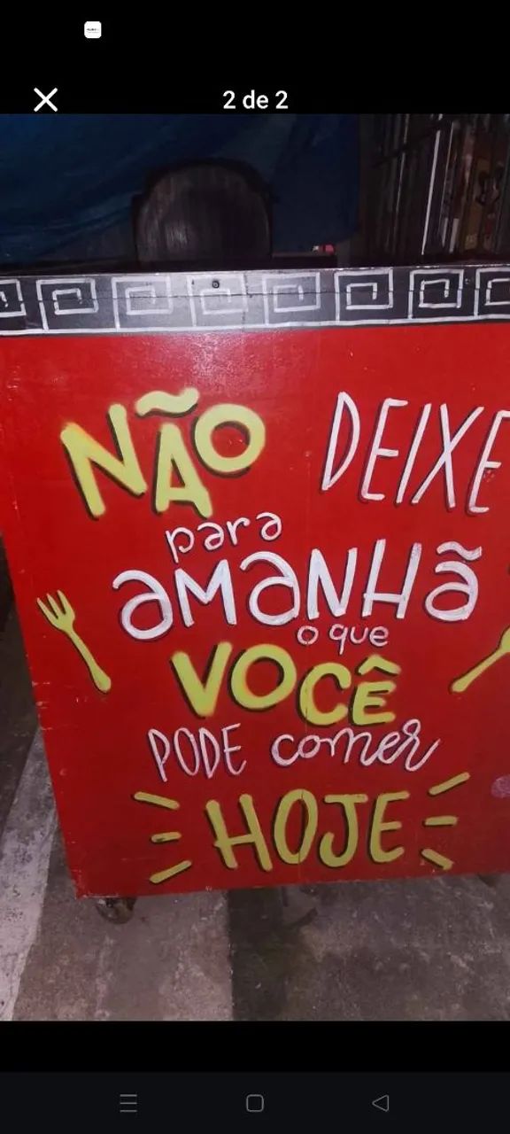 Carro de comida/Lanche 