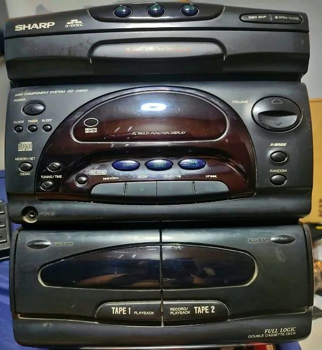 Micro System Sharp CD-C2600 Sem caixas - LEIA
