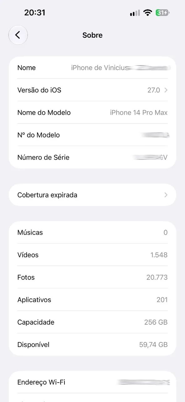 iPhone 14 Pro Max 256 GB na caixa 81% saúde bateria - Foto 5